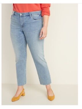 Old Navy Light Wash Straight-Leg Jeans